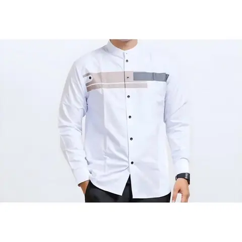 Baju Koko Pria Lengan Panjang
