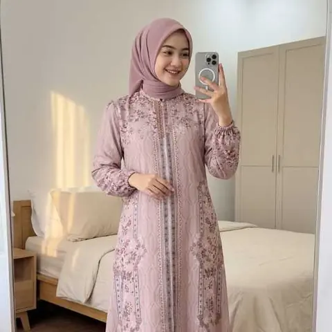 Gamis Clarissa Bahan Silk